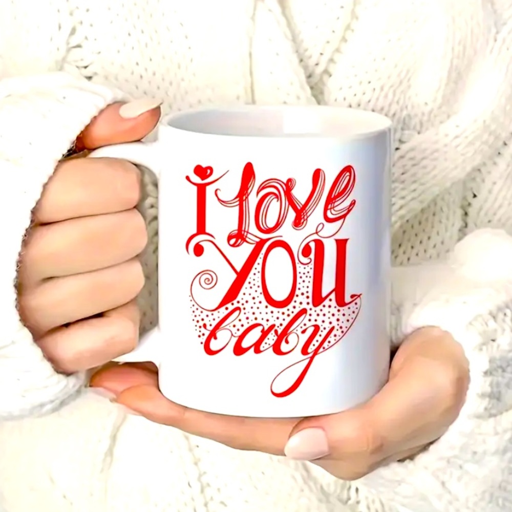 New I Live You Lady Mug.
